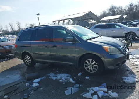 2010 Honda Odyssey Ex из США, поврежденный, VIN 5FNRL3H54AB040052